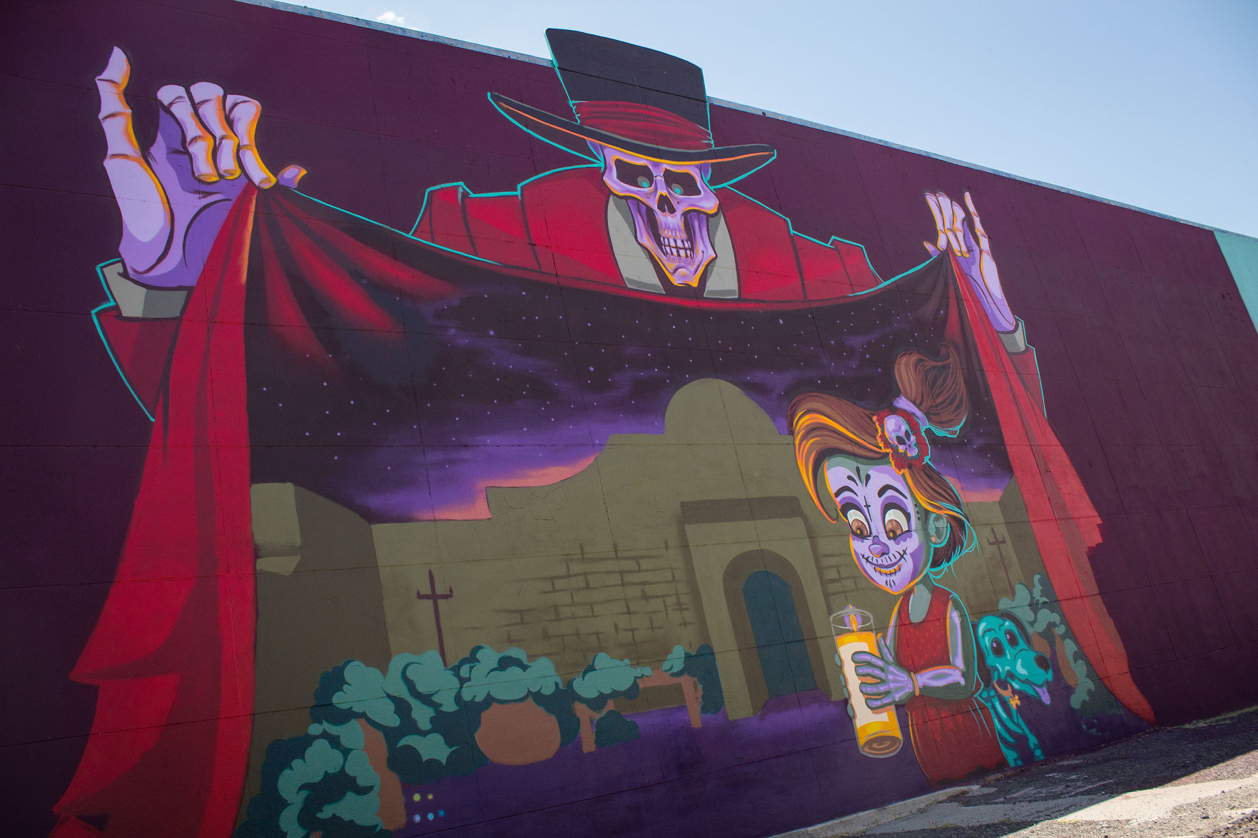 All Souls Procession mural